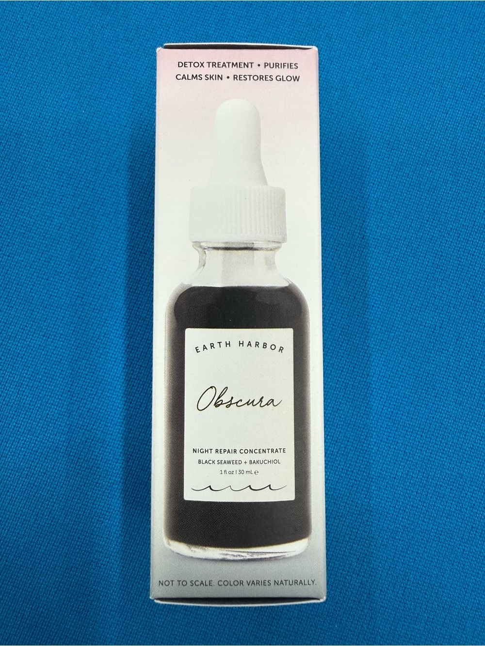 Earth Harbor Obscura Night Repair Concentrate — Black